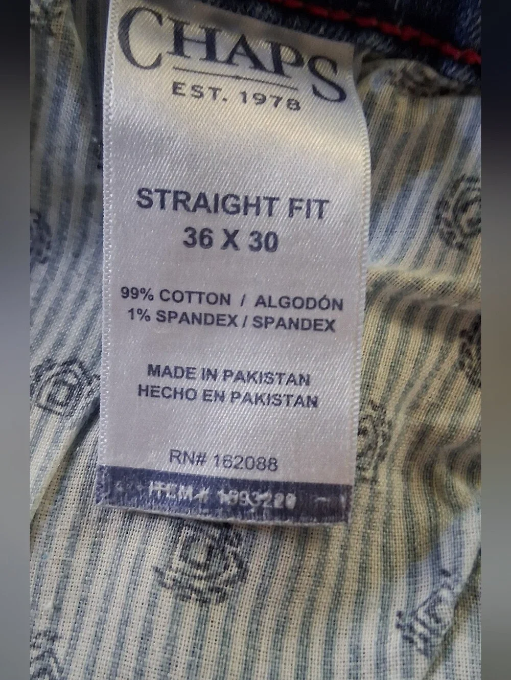 Chaps men’s straight